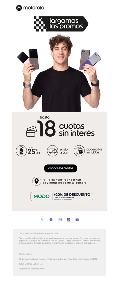 Acelerá y no te quedes sin tu promo🏁