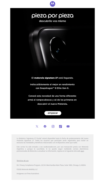 Te presentamos motorola signature 27