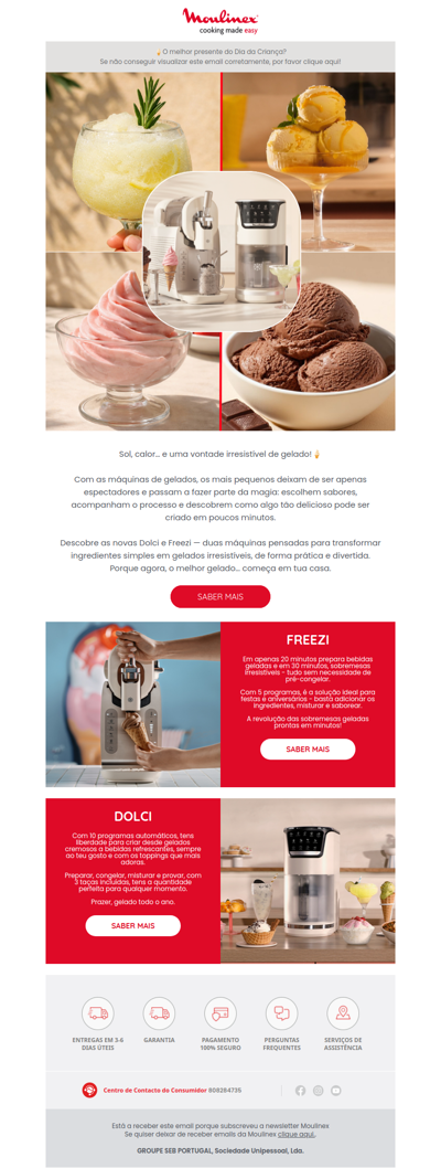 🍦O melhor presente do Dia da Criança?