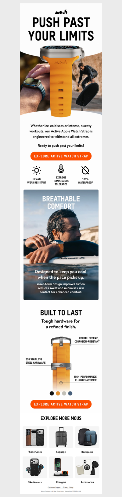 One strap. No limits.