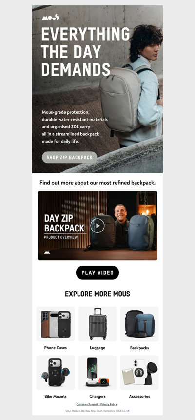 Finally, a backpack that makes Monday easier