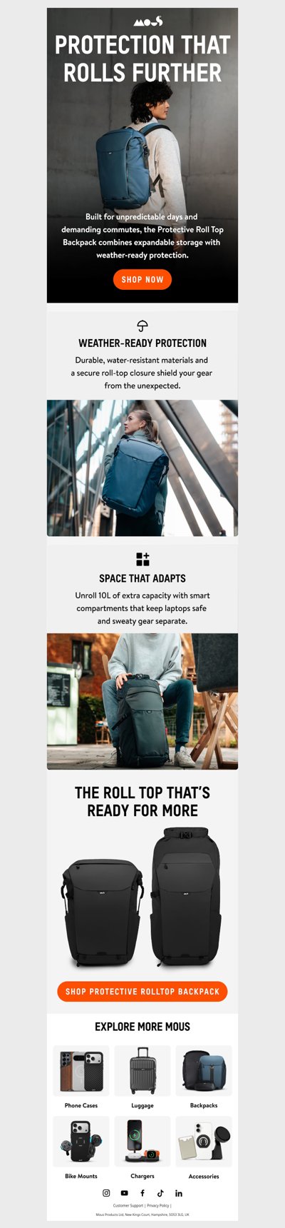 Roll with whatever the day throws at you