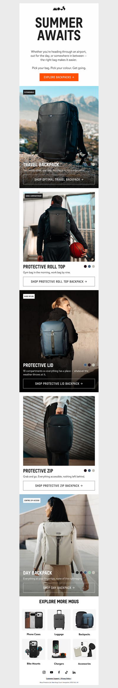Your colour. Your bag.