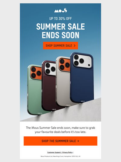 Don't Miss Out: Summer Sale Ending!