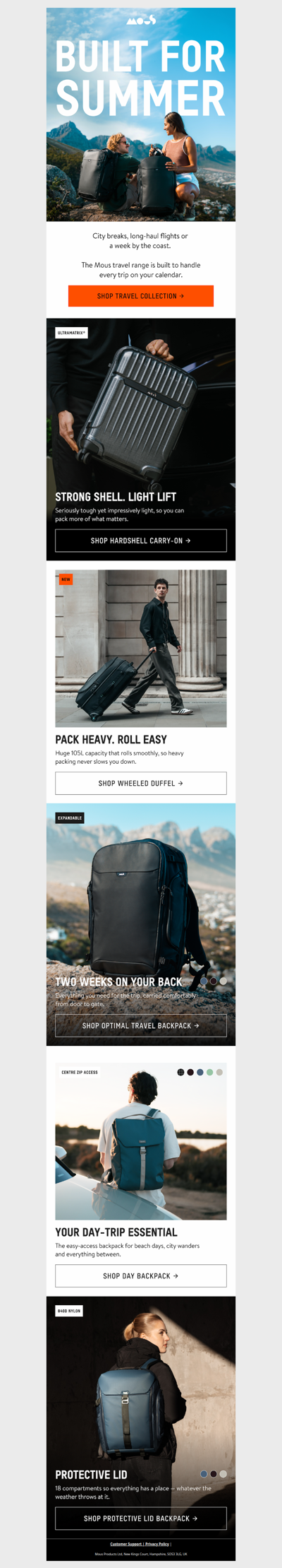 Pack for anywhere this summer