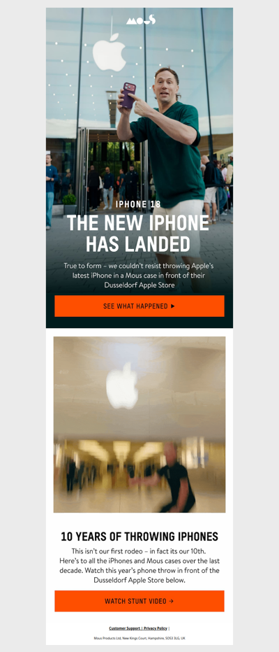 We threw the latest iPhone - see what happened