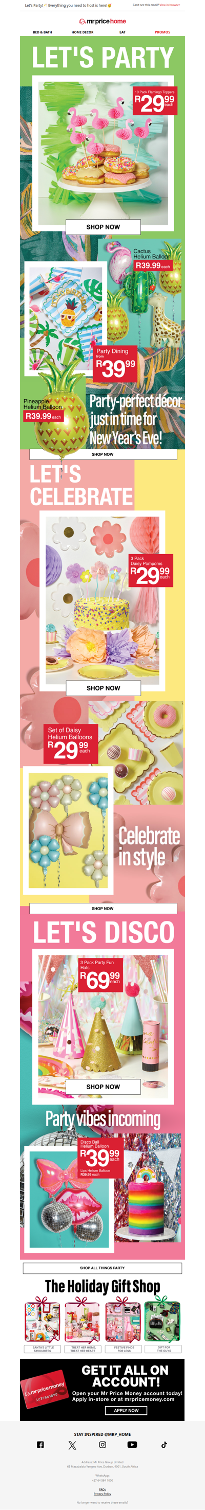 🎉 Let’s get this party started 🎈 Shop all the party cheer here!🎉