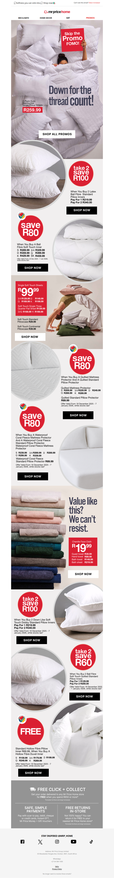 🌞Summer snooze goals!💤 Shop these promos now and save 🛍️