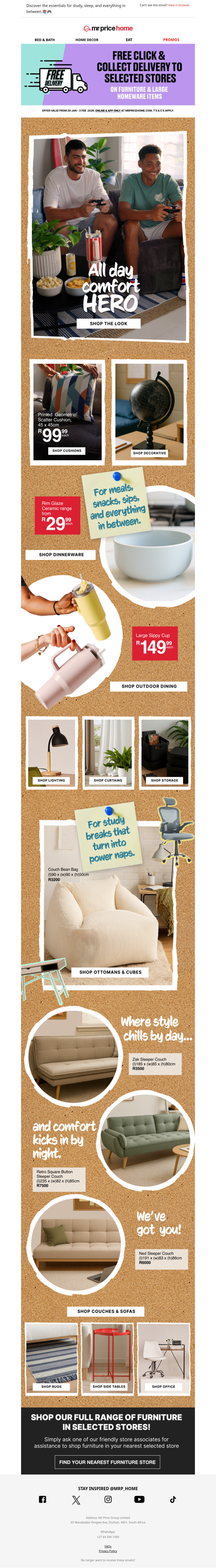 Your all-day comfort hero! The sleeper couch that does it all!🛋️✨