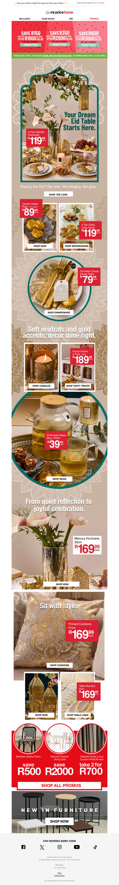 ⭐Eid table dreams come true from only R39.99! ⭐