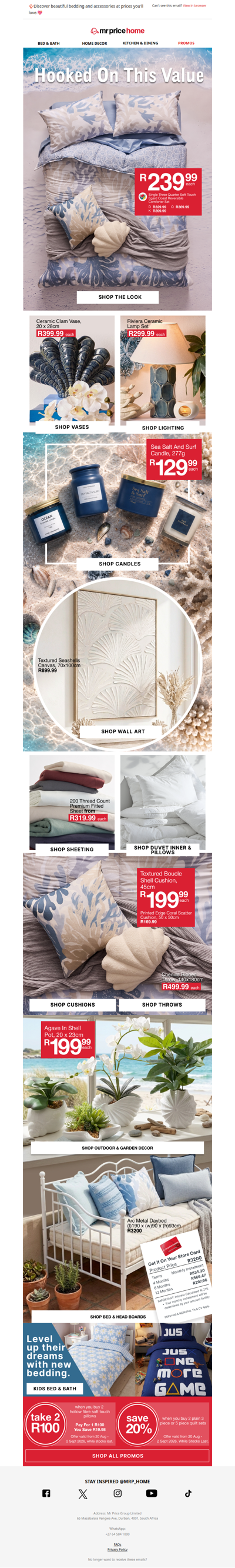 🐚Coast inspired pillows, dreamy textures and must-have style! Refresh your bedroom today!