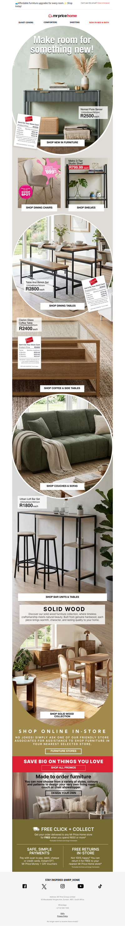 🛋️🤍On-trend furniture at at prices you'll love ✨