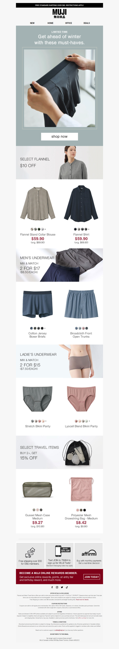 Innerwear & Flannels You'll Live In