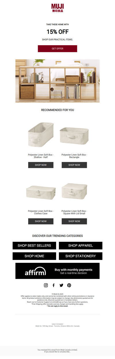 15% Off Is Leaving Soon