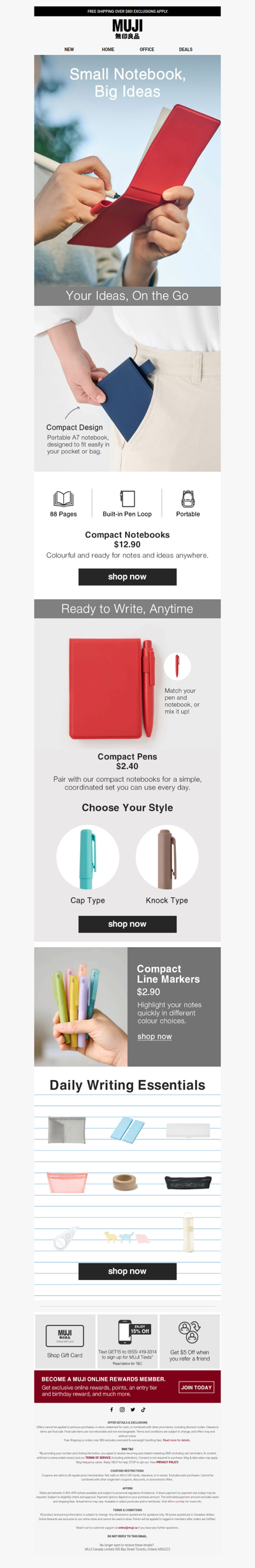 Your Go-To Pocket-Size Stationery! ✍️