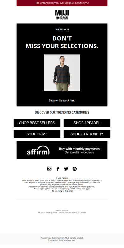 Don't Wait! Low Stock On Your Faves!