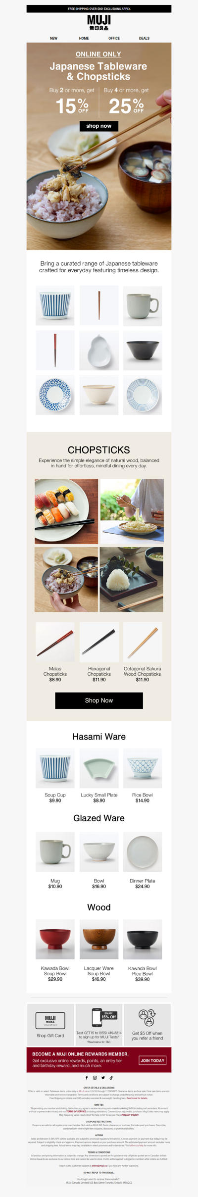 1-Day Only: 25% OFF Japanese Tableware Online! 📣