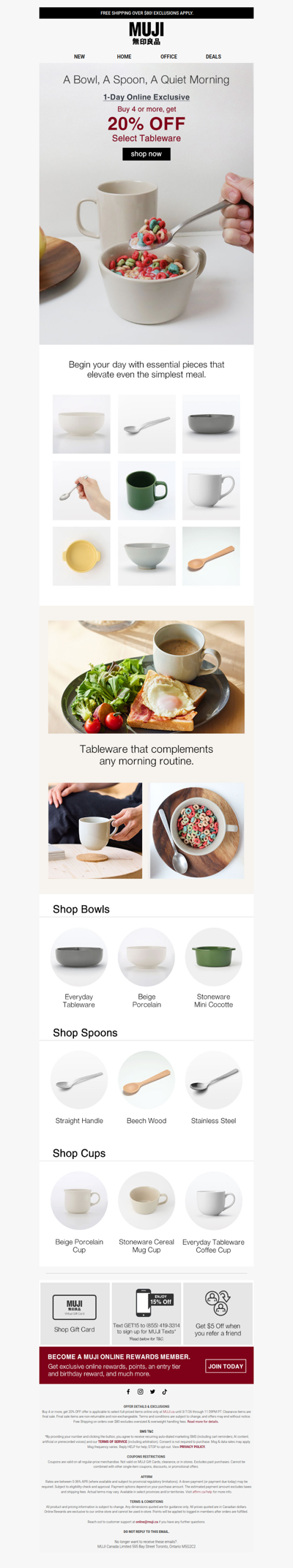 Soft Start to Your Morning, Now 20% Off 🥣