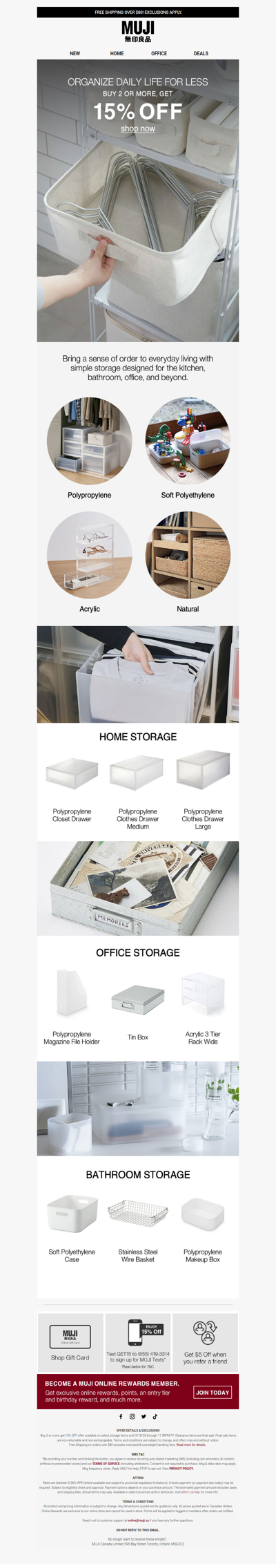 15% Off Storage Solutions 🏠