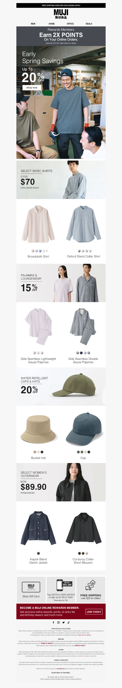 Early Spring Savings Up to 20% OFF 🌤️