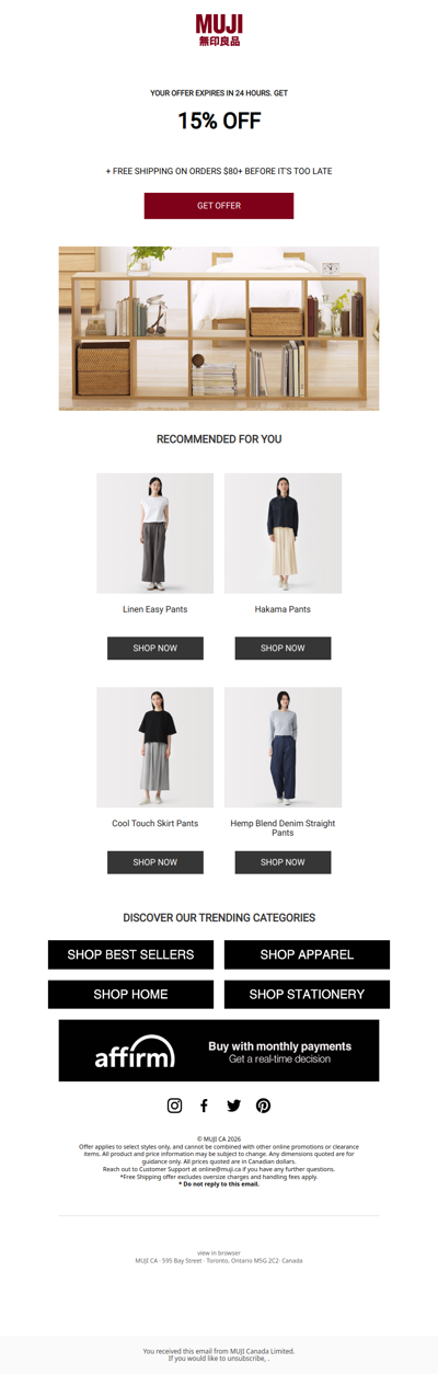 Loved It? Get 15% Off Today!