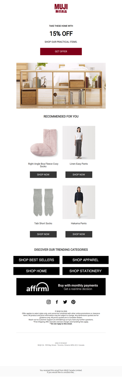 15% Off Is Leaving Soon