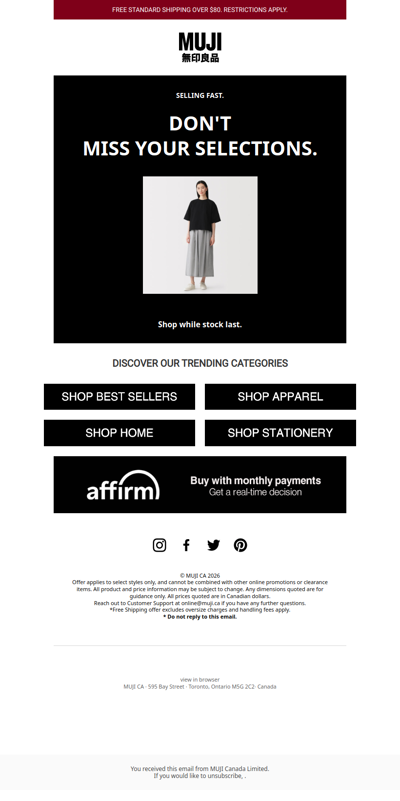 Don't Wait! Low Stock On Your Faves!