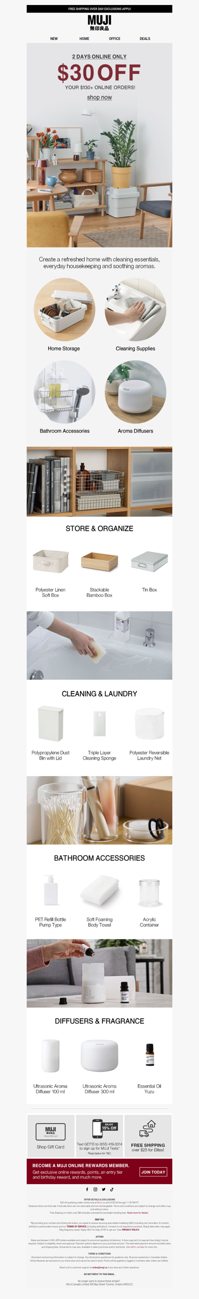 $30 Off Online For Spring Living