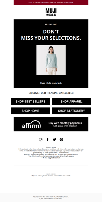 Don't Wait! Low Stock On Your Faves!
