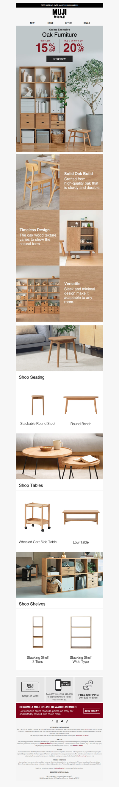 20% OFF Oak Essentials for Your Home 🪑