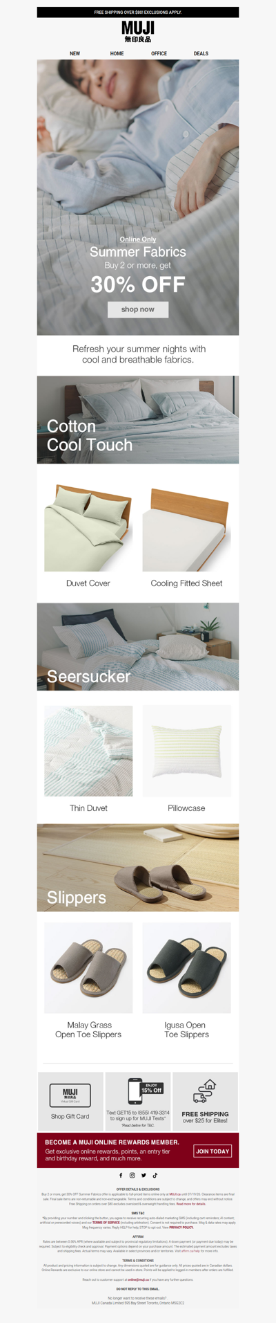 30% OFF Bedding & Slippers 🌜