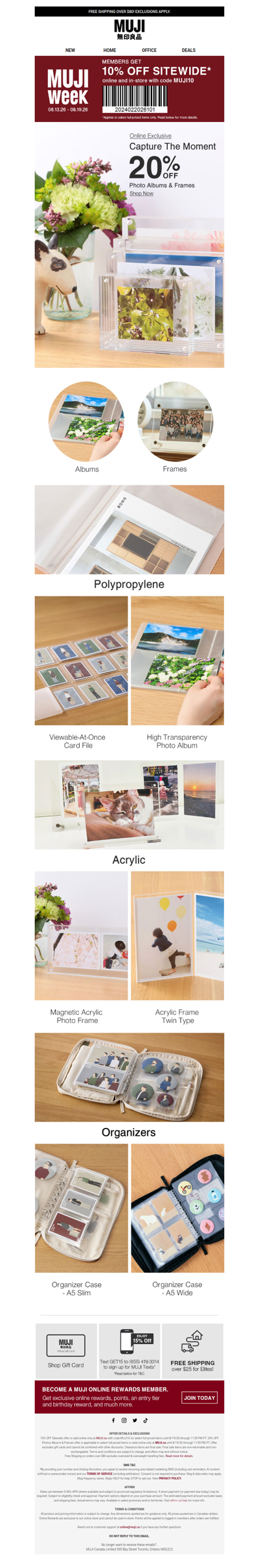 20% OFF Albums & Frames 📸