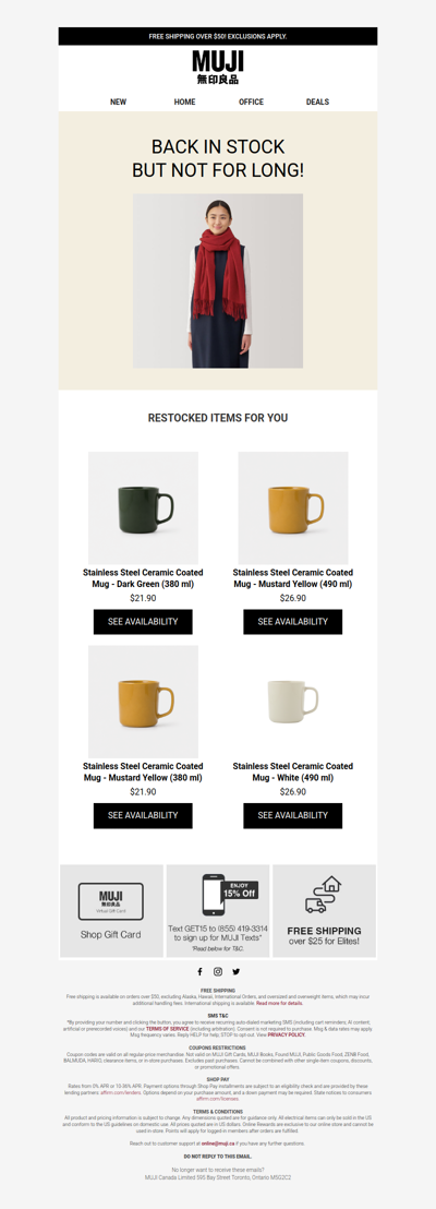 You Asked, We Restocked