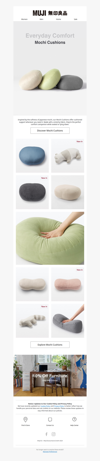 Soft and Squishy: Meet Our Popular Mochi Cushions