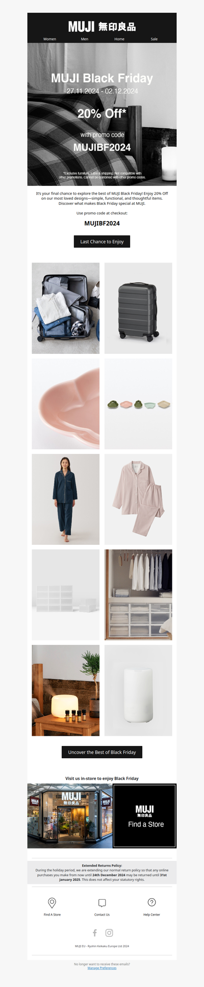 The Best of MUJI Black Friday