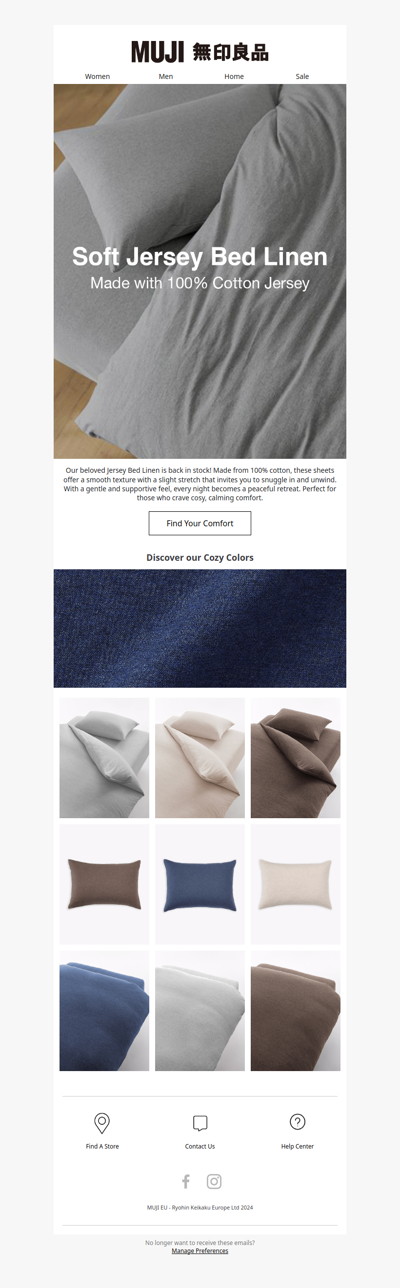 Soft Jersey Bed Linen – Back in Stock!