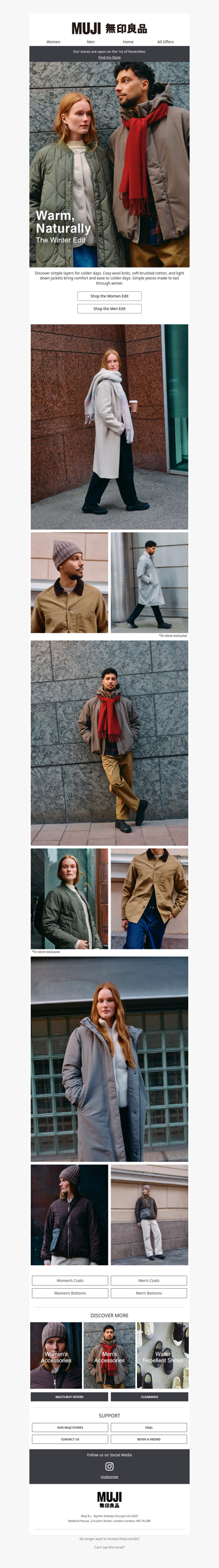 Warm, Naturally. The Winter Edit