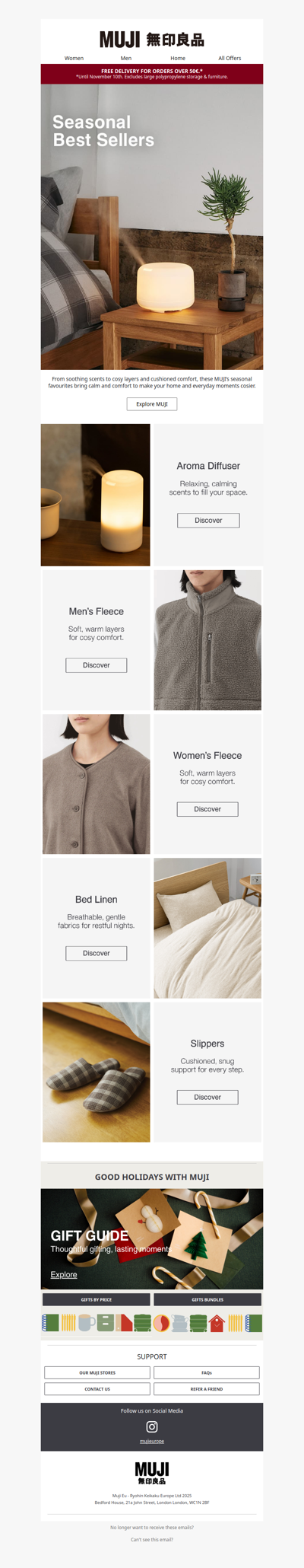 Enjoy Free Delivery for orders over 50€! 2 days only