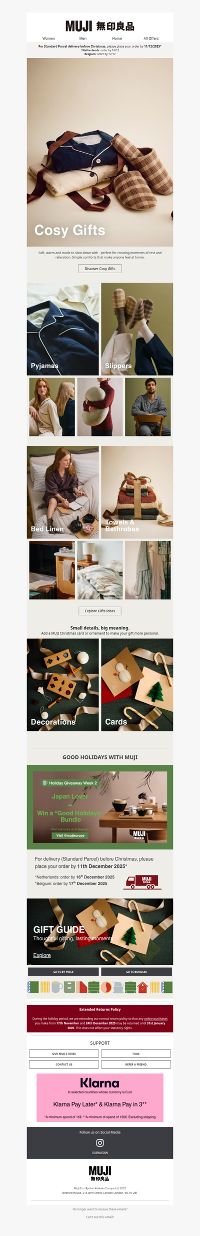 Cosy Gifts - Simple Comforts for Anyone