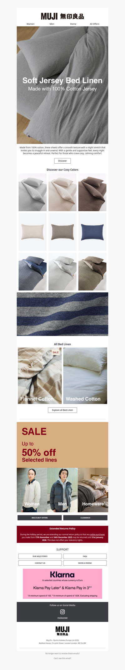 Soft Jersey Bed Linen