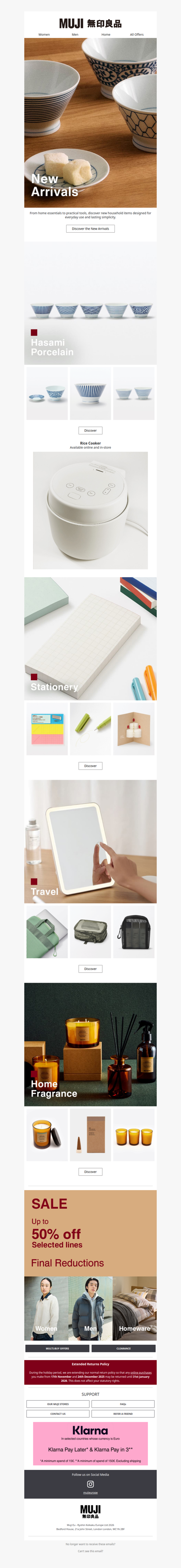 New arrivals in our Home Collection