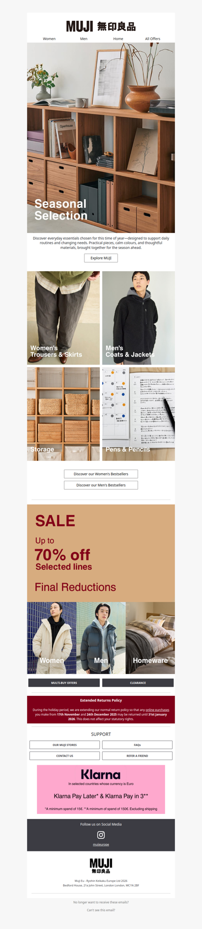 Chosen for the season