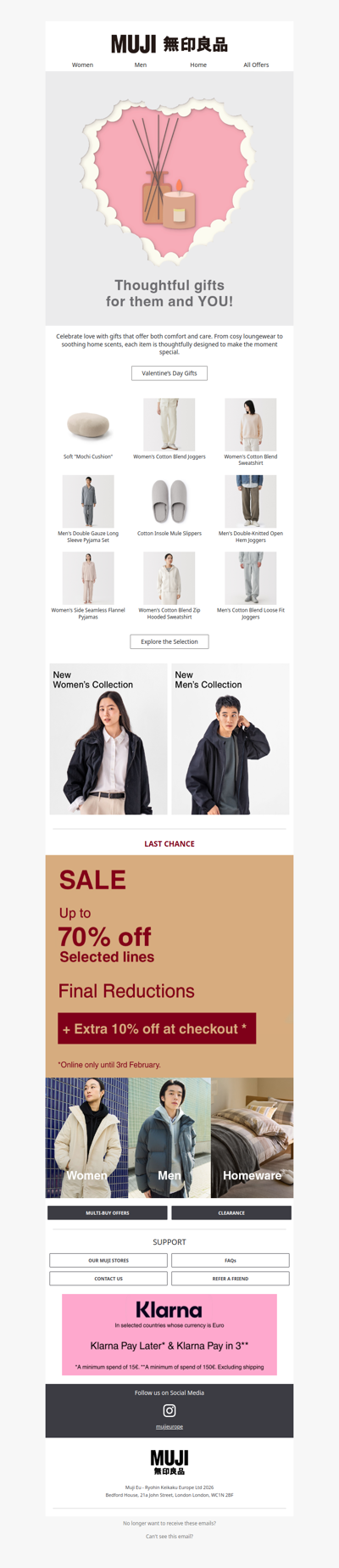 A Thoughtful Valentine’s with MUJI