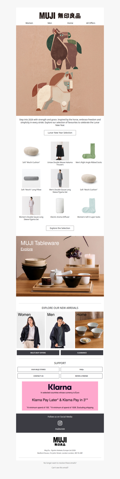 Celebrate Lunar New Year with MUJI