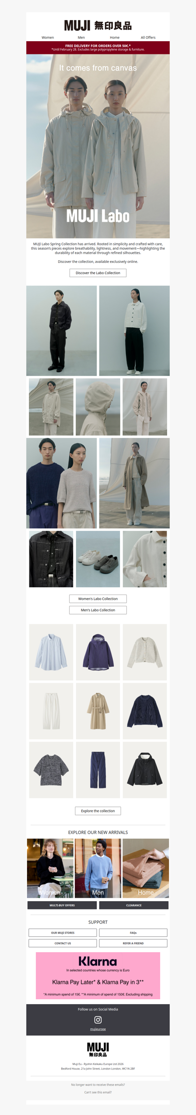 MUJI Labo Spring Collection has arrived