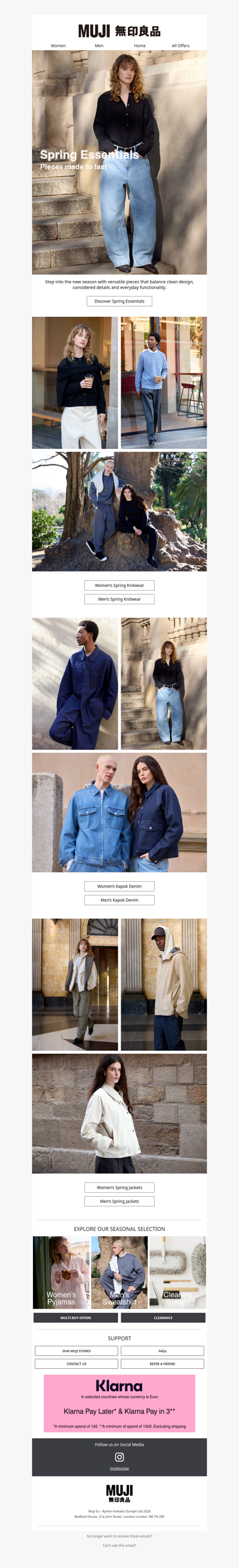 Spring Essentials: Pieces made to last