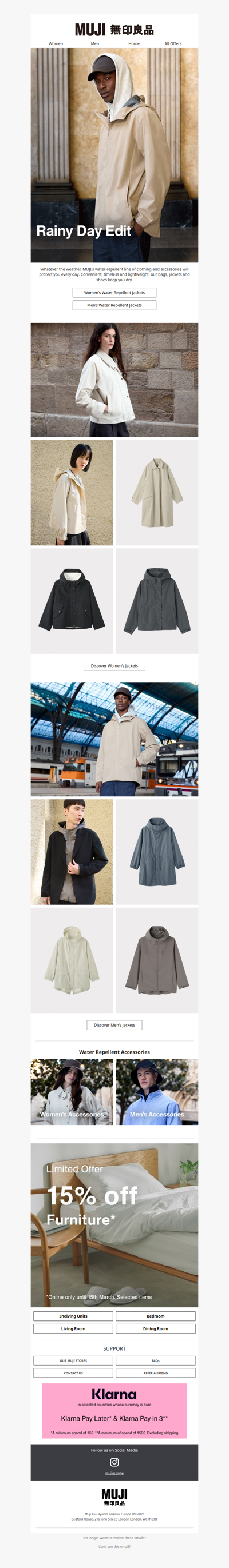 Last chance: 15% Off Furniture - Online only