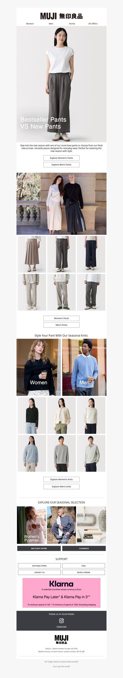 Effortless style with MUJI’s must-have pants