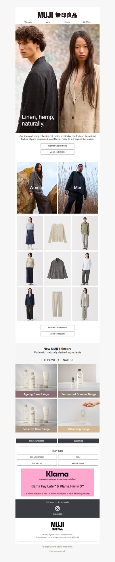 Step into spring with linen & hemp