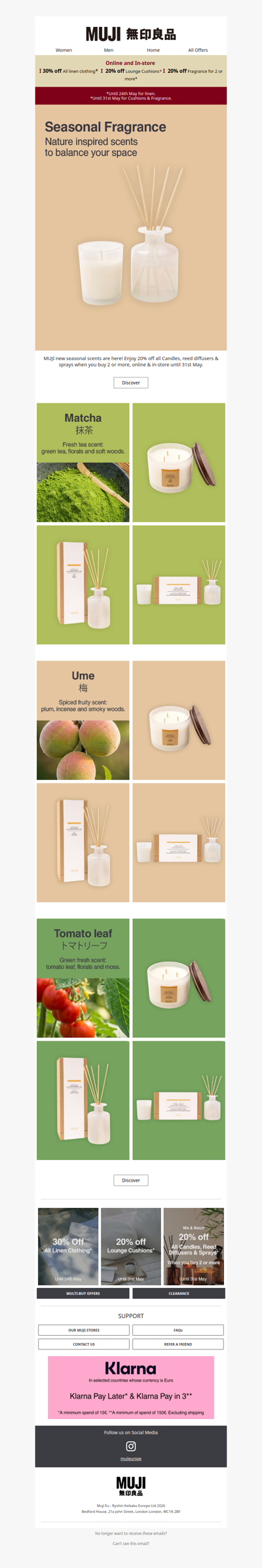 Scent-sational news! New Seasonal Fragrances are here